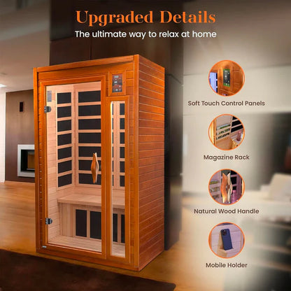 Dynamic Barcelona 1 Person Indoor FAR Infrared Sauna