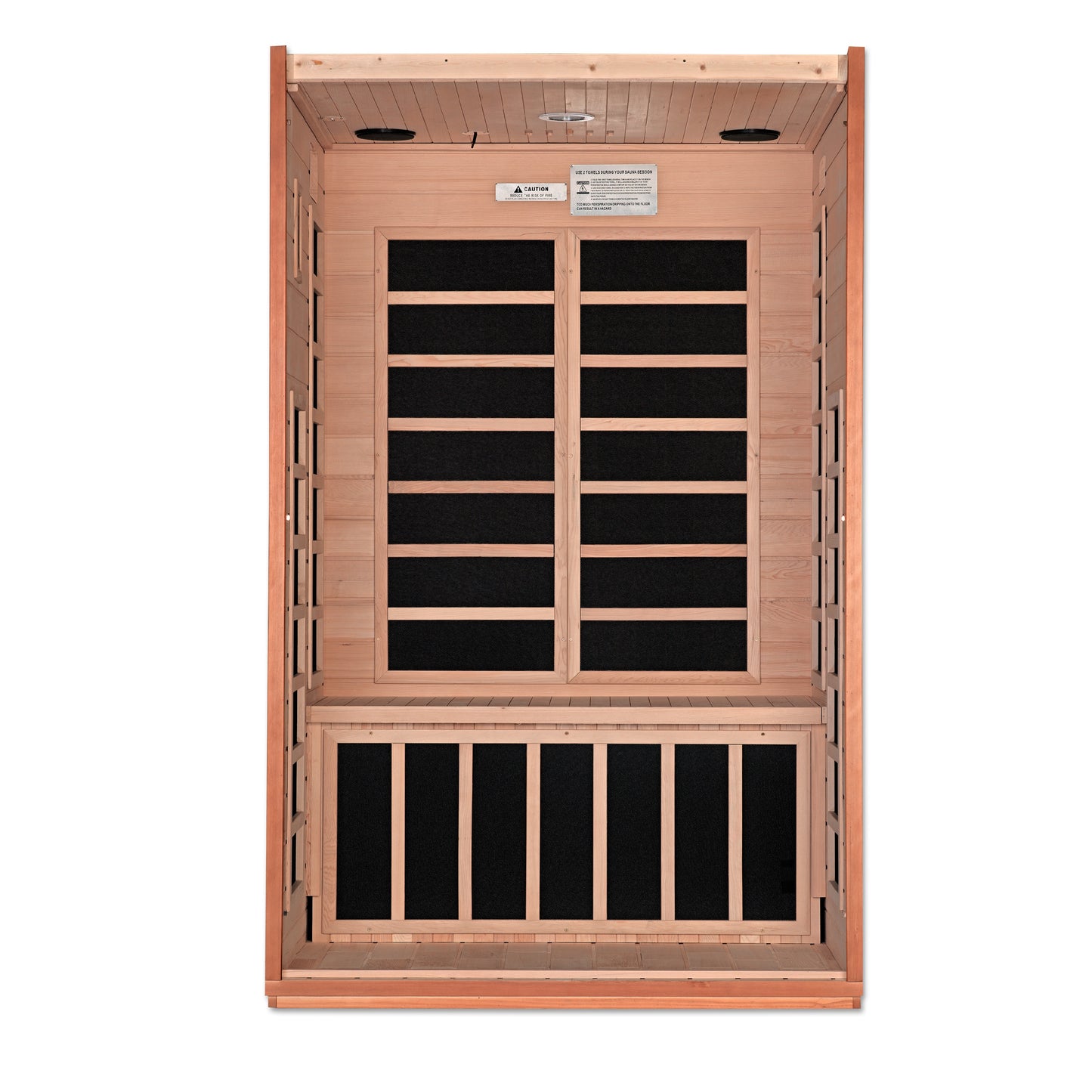 Dynamic Cordoba 2 Person Indoor Ultra Low EMF FAR Infrared Sauna