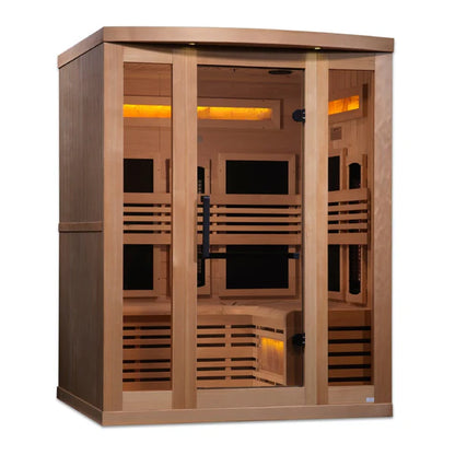 8000 Reserve Series PureTech™ 3 Person Indoor Full Spectrum Infrared Sauna with Himalayan Salt Bar