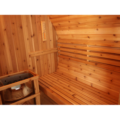 Aurora 2-4 Person Outdoor Traditional Barrel Sauna