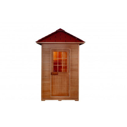 Eagle 2 Person Outdoor Traditional Hemlock Sauna