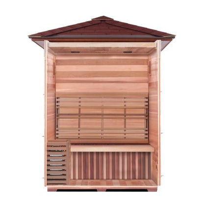 Freeport 3 Person Outdoor Traditional Hemlock Sauna