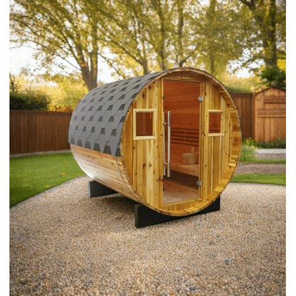 Galley 4 Person Outdoor Traditional Barrel Sauna