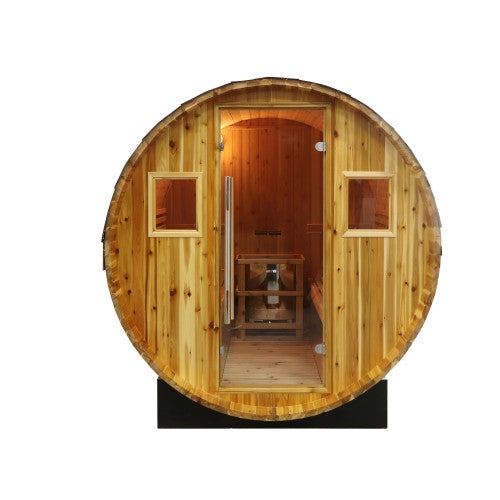 Galley 4 Person Outdoor Traditional Barrel Sauna