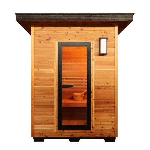 Seneca 3 Person Outdoor Contemporary Traditional Sauna