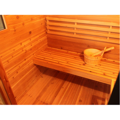 Seneca 3 Person Outdoor Contemporary Traditional Sauna