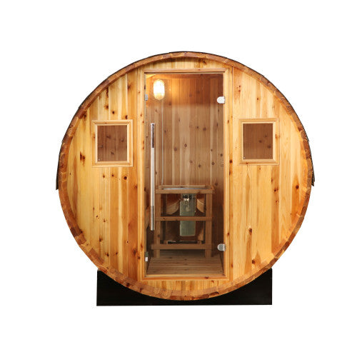 Solace 2 Person Traditional Barrel Sauna