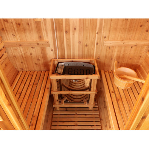 Solace 2 Person Traditional Barrel Sauna