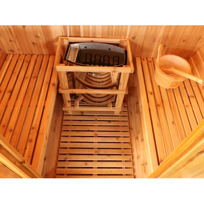 Solace 2 Person Traditional Barrel Sauna