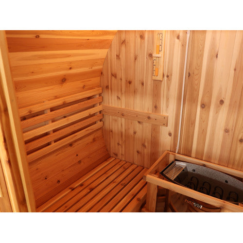 Solace 2 Person Traditional Barrel Sauna