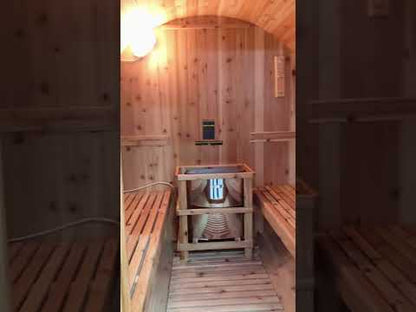 Solace 2 Person Traditional Barrel Sauna