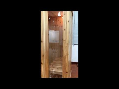 Aston 1 Person Indoor Traditional Hemlock  Sauna