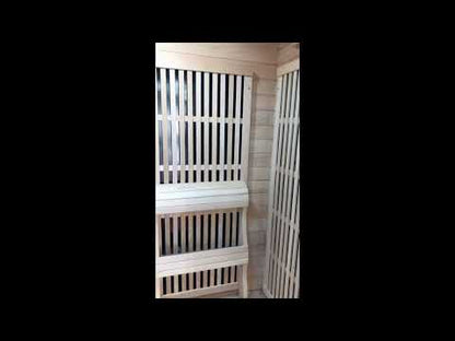 Evansport 2 Person Indoor Infrared Cedar Sauna