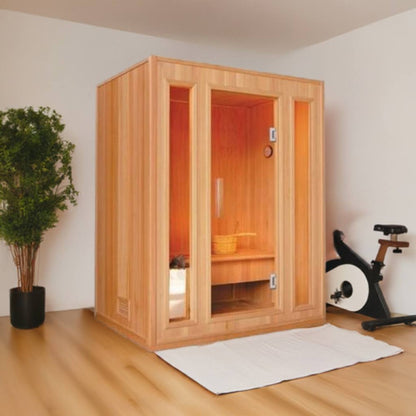 Southport 3 Person Indoor Traditional Hemlock Sauna