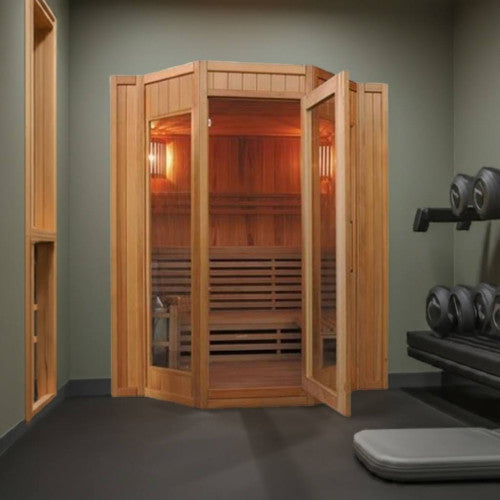 Tiburon 4 Person Indoor Traditional Hemlock Sauna